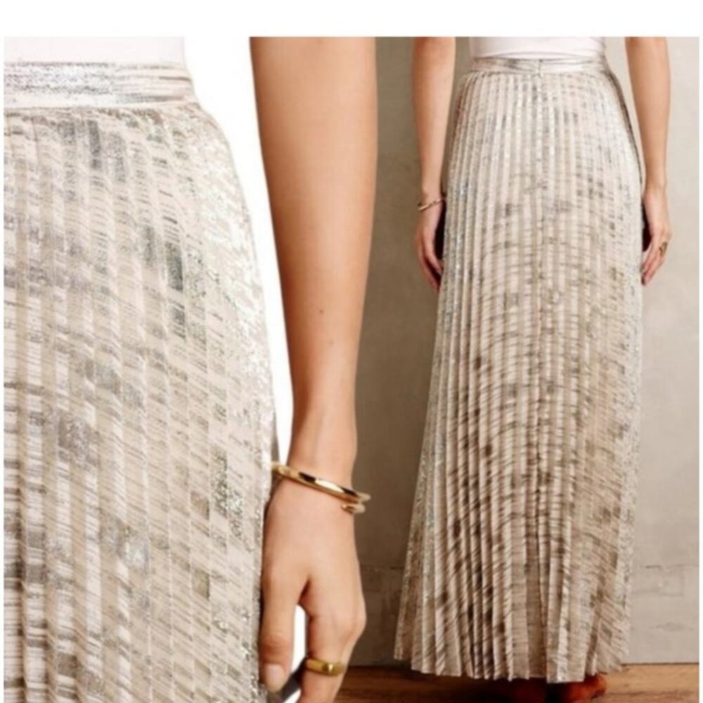 Moulinette Soeurs Midlight Maxi Pleated Skirt‎ Size 4P - Picture 2 of 7